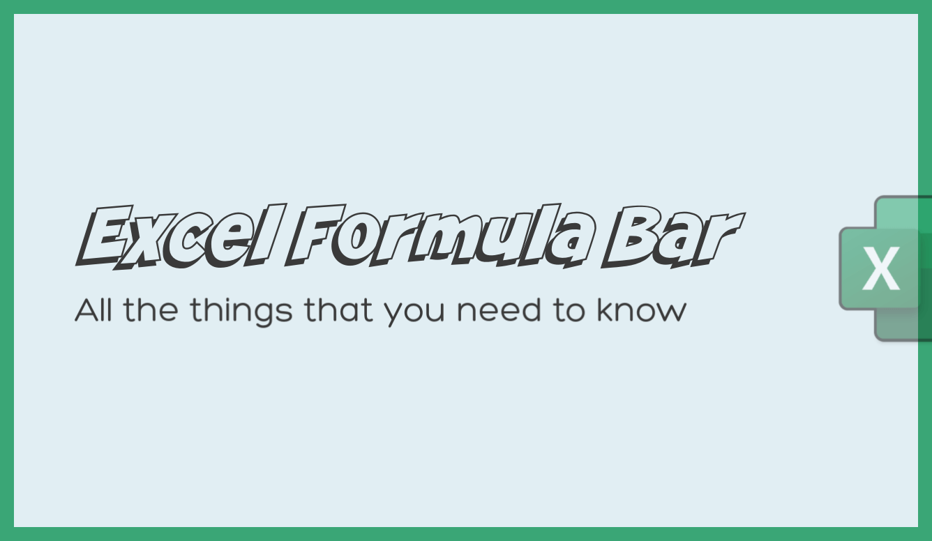 Formula Bar Computer Definition / Arithmetic Mean