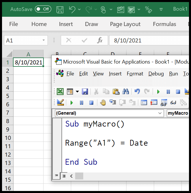 How to Get Today’s Date and Current Time Excel VBA