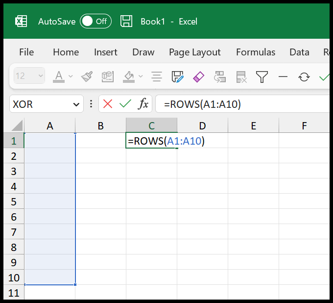Count Rows [All, Blank, NonBlank, and with Numbers] (Excel Formula)