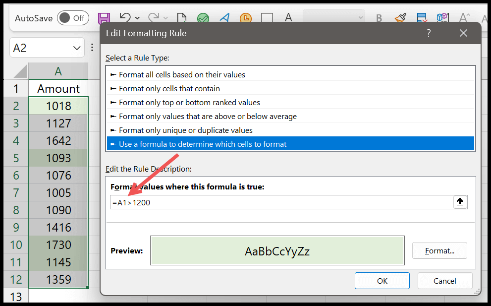 Why Conditional Formatting Not Working in Excel