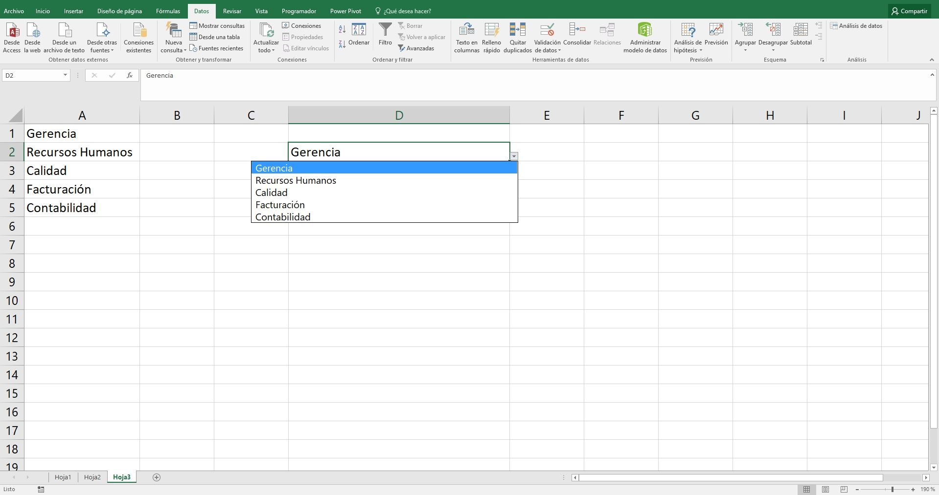Ejemplos De Listas Desplegables En Excel Nuevo Ejemplo