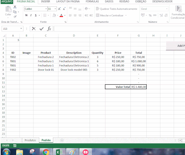 Excel para imagem com o paint Excel Easy