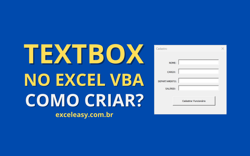 TextBox VBA no Excel Excel Easy