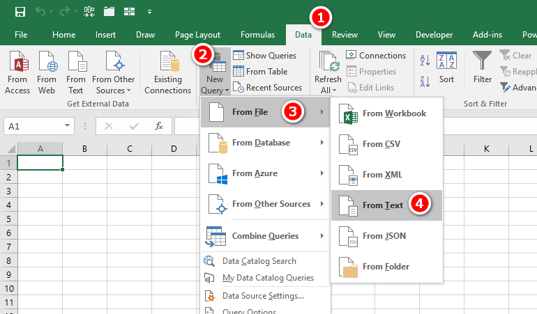 Import Tabular Data from PDF using Power Query Excelerator BI