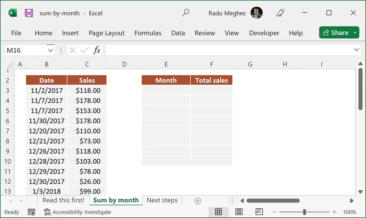 Sum by Month in Excel Easy Formulas & StepbyStep Guide