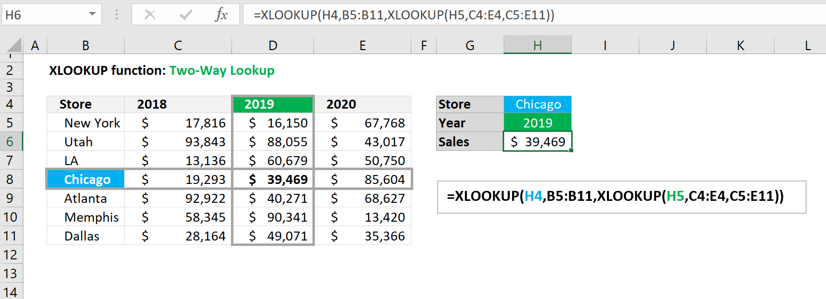 How to use the Excel XLOOKUP function ExcelFind