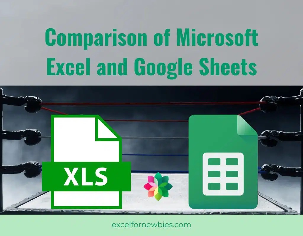 Find the Perfect Fit A Comparison of Microsoft Excel and Google Sheets