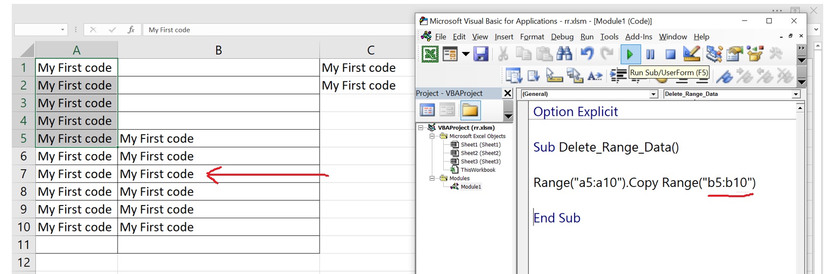 How To Copy And Paste Selected Range Data In Excel VBA