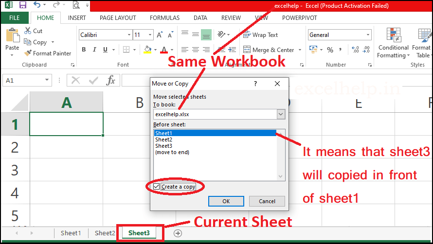Move or Copy Sheet in Excel ExcelHelp