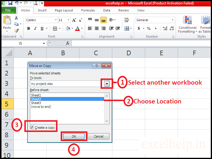 Move or Copy Sheet in Excel ExcelHelp