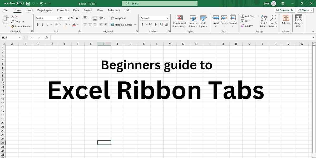 Excel Ribbon Tabs Excel Hippo