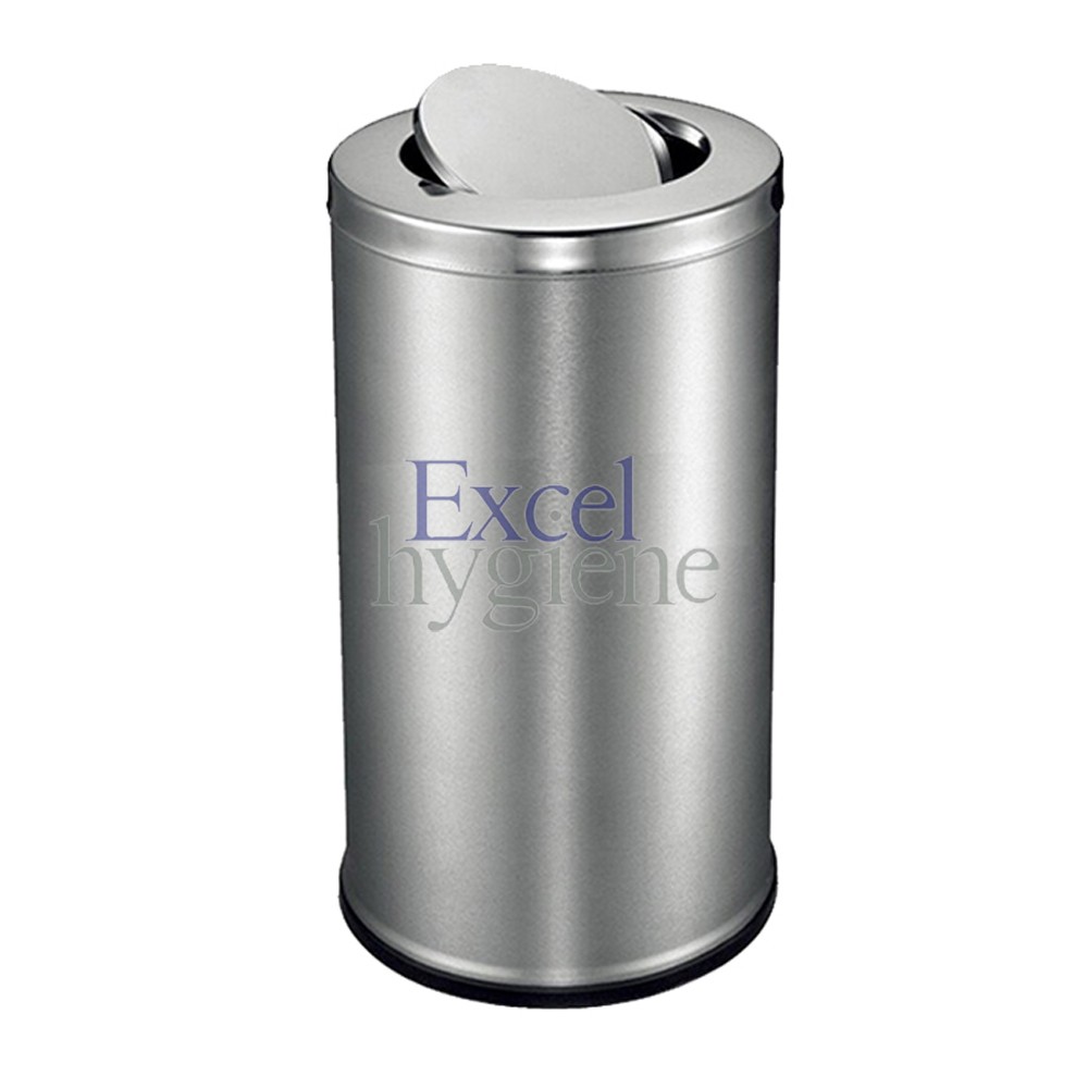 STAINLESS STEEL ROUND BIN SWING TOP Excel Hygiene Sdn Bhd