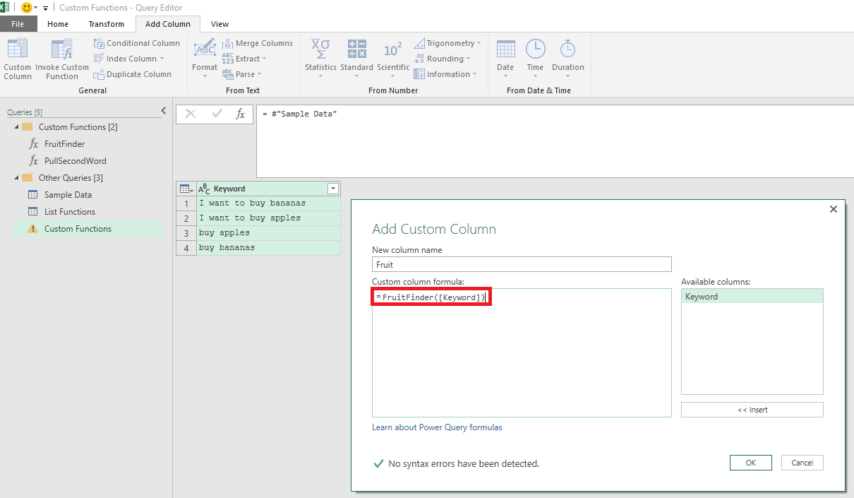 Custom Power Query Functions for Beginners Excel In PPC