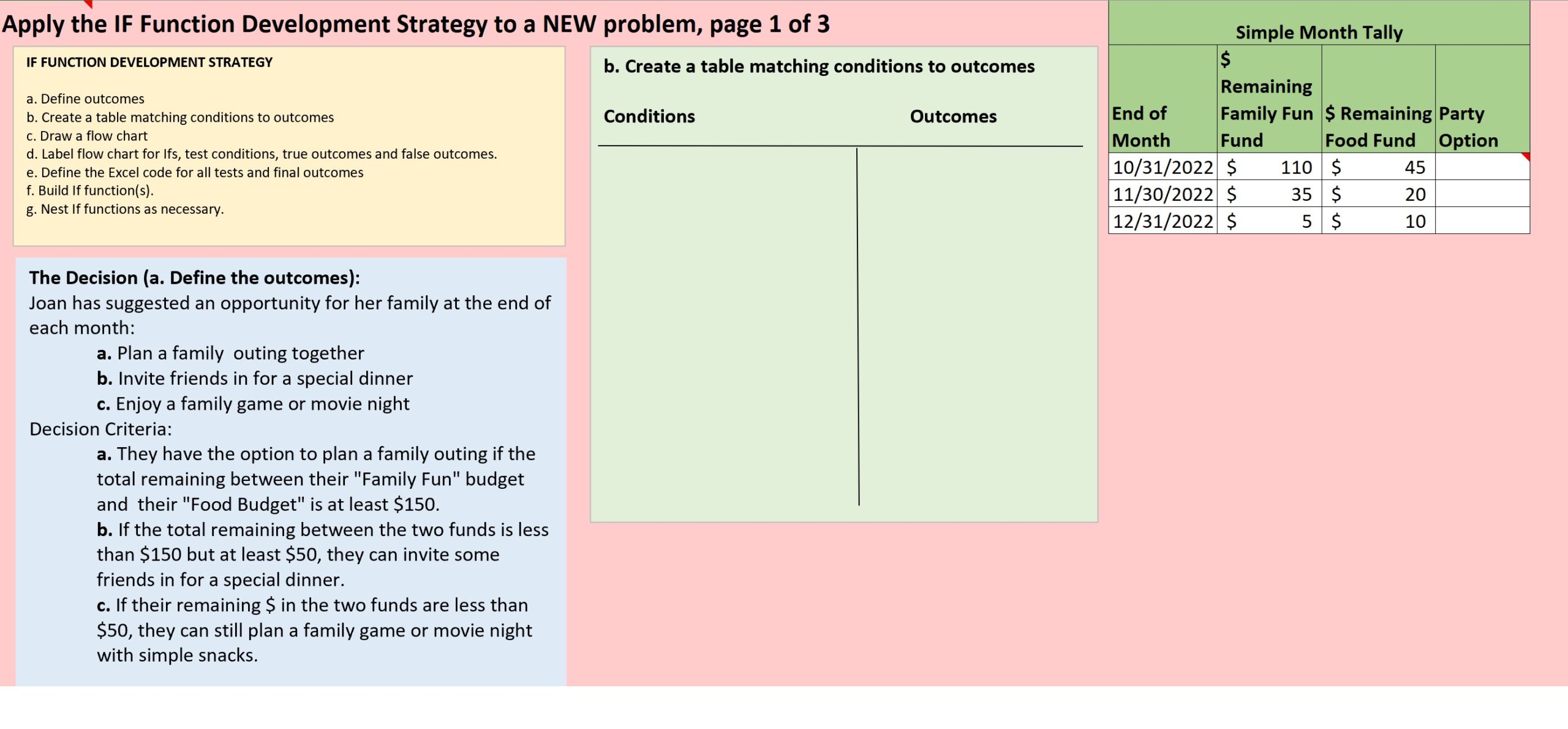 Nested IF Function Challenge 1 Excel Intuition