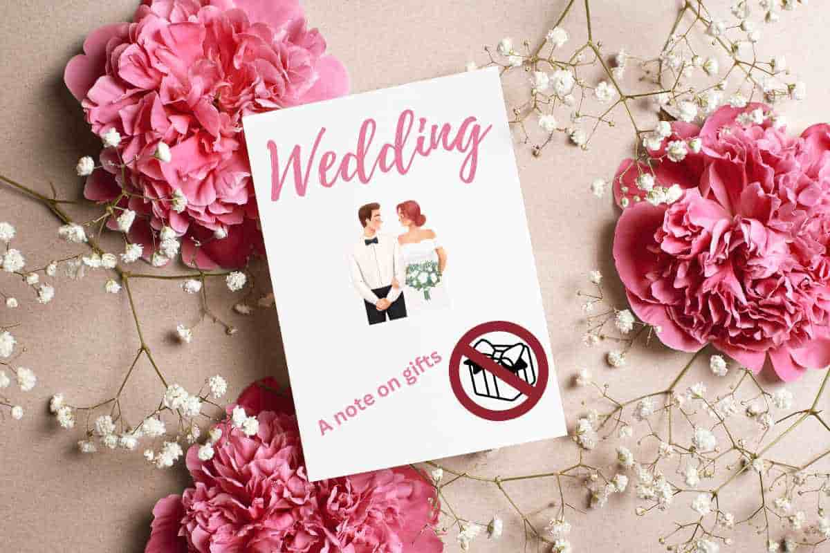 No Gift Wedding 7 Tips For Host & Guests