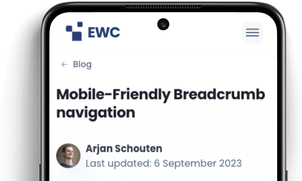 Best practices for Mobile Breadcrumbs [+3 great examples]