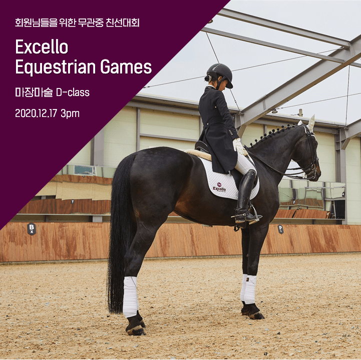 공지사항 승마 Excello Equine R&D Center (엑셀로 이콰인 R&D 센터)