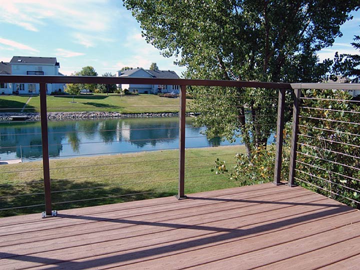 Cable Railing Systems Modern style with minimum view obstruction