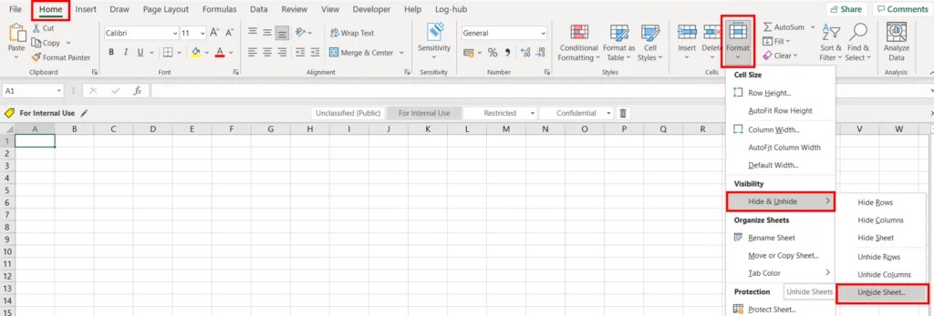 4 Amazing Ways on How to Unhide Sheets in Excel - Excel Master Consultant