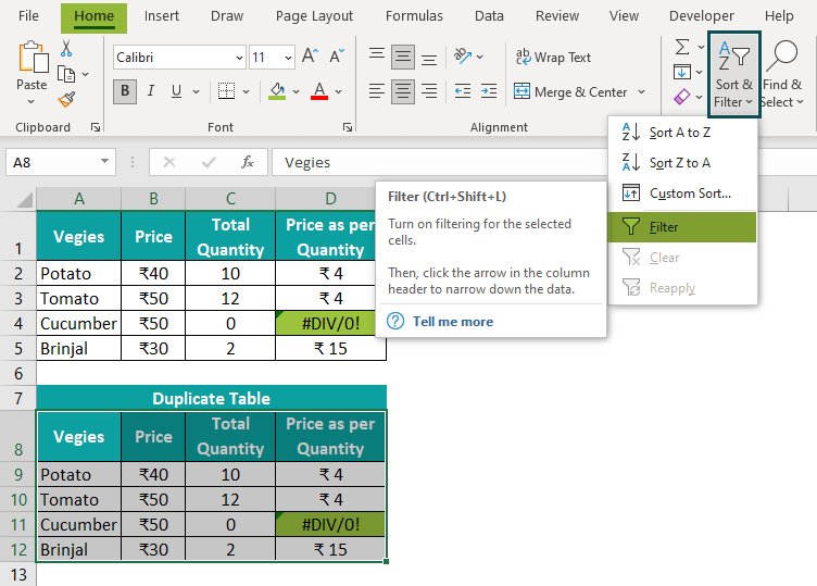 Filter In Excel Shortcut, Examples, How to Add/Clear/Remove?