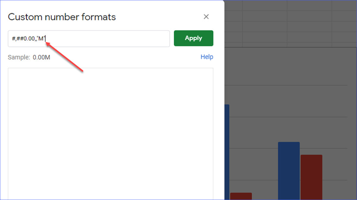 How to Format Axis Labels as Millions in Google Sheets ExcelNotes