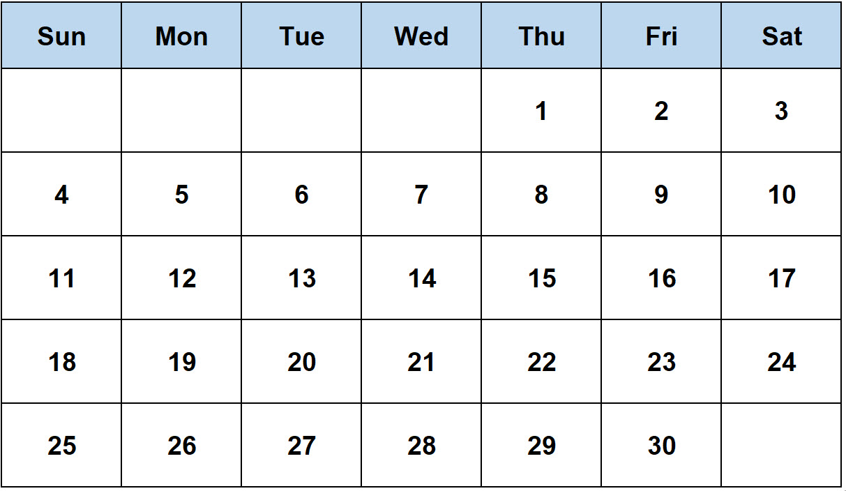 How Many Days in April 2021 ExcelNotes