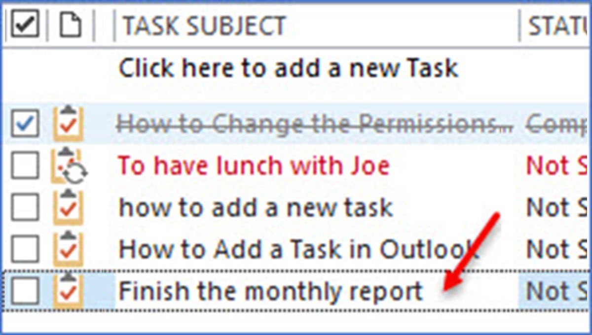 How to Edit Tasks in Outlook ExcelNotes
