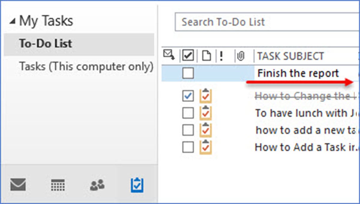 How to set up tasks in outlook babygasm
