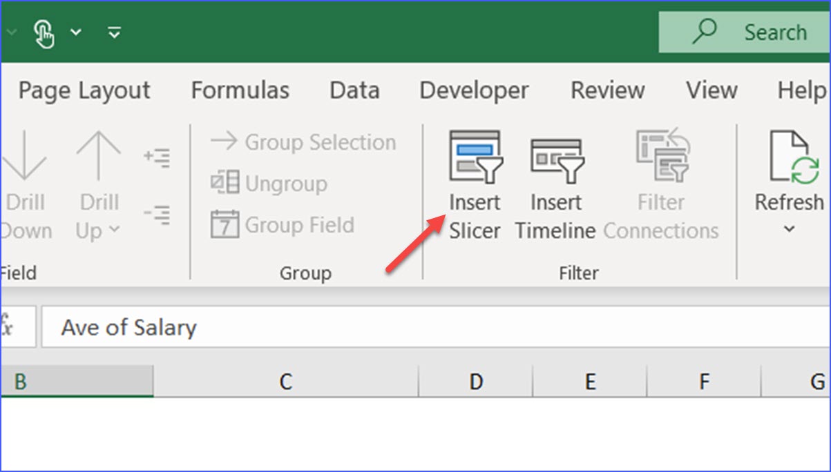 How to Insert a Slicer to Pivot Table ExcelNotes