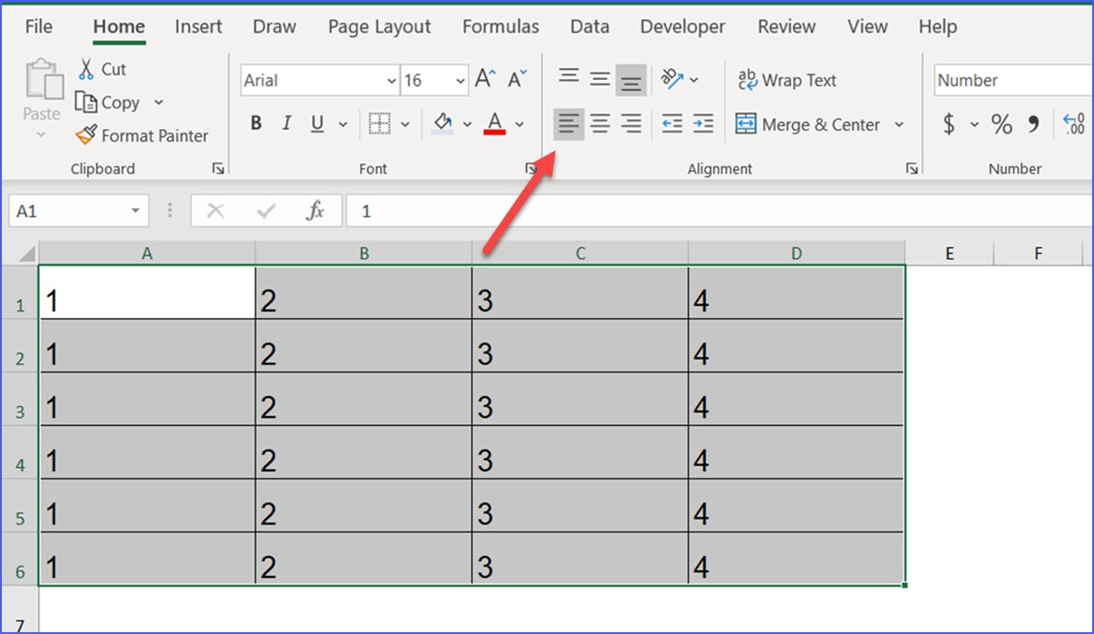 How to Align Content ExcelNotes
