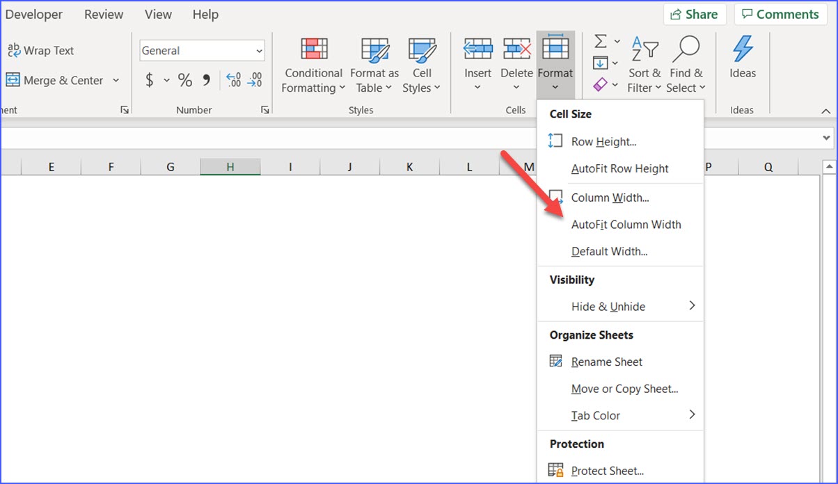 How to Autofit Column Width to Show all Contents ExcelNotes