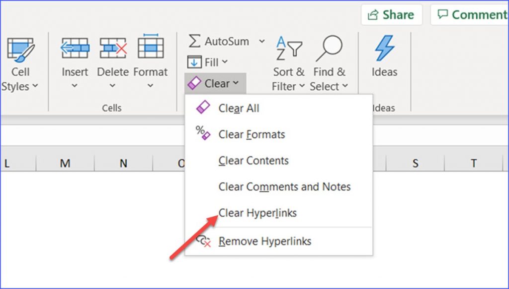 How to Clear All Hyperlinks in a Worksheet ExcelNotes