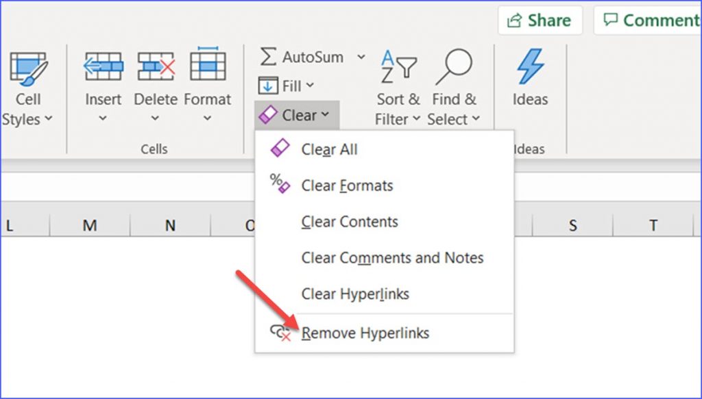 How to Remove Hyperlinks in a Data Range ExcelNotes