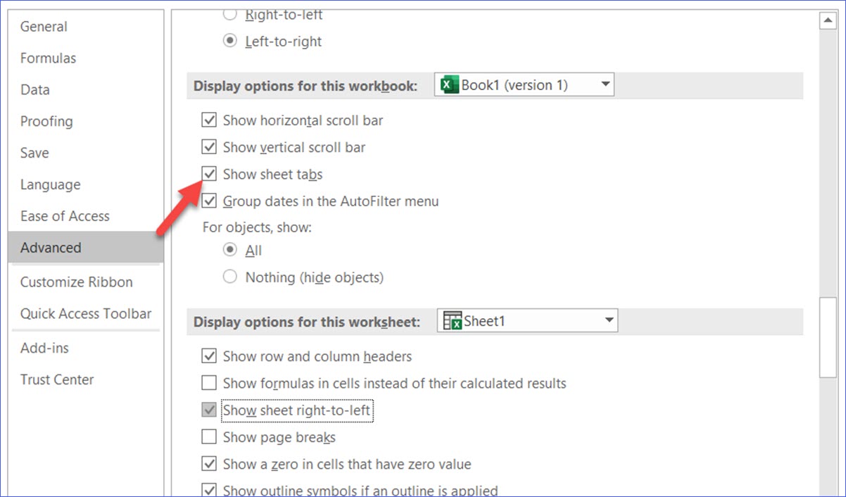 How to Hide Sheet Tab Names ExcelNotes