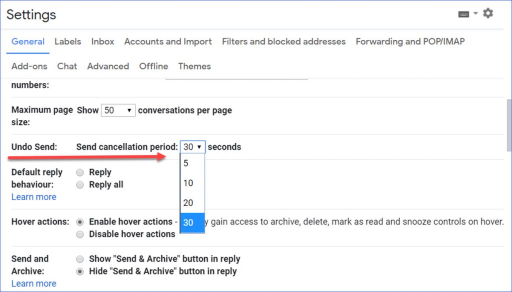 How to Change Email Cancellation Time in Gmail ExcelNotes
