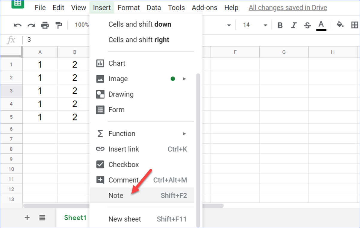 What are the Differences between Notes and Comments in Google Sheets