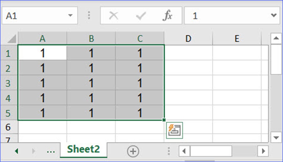 Ctrl+Shift+8 Select the Current Range ExcelNotes