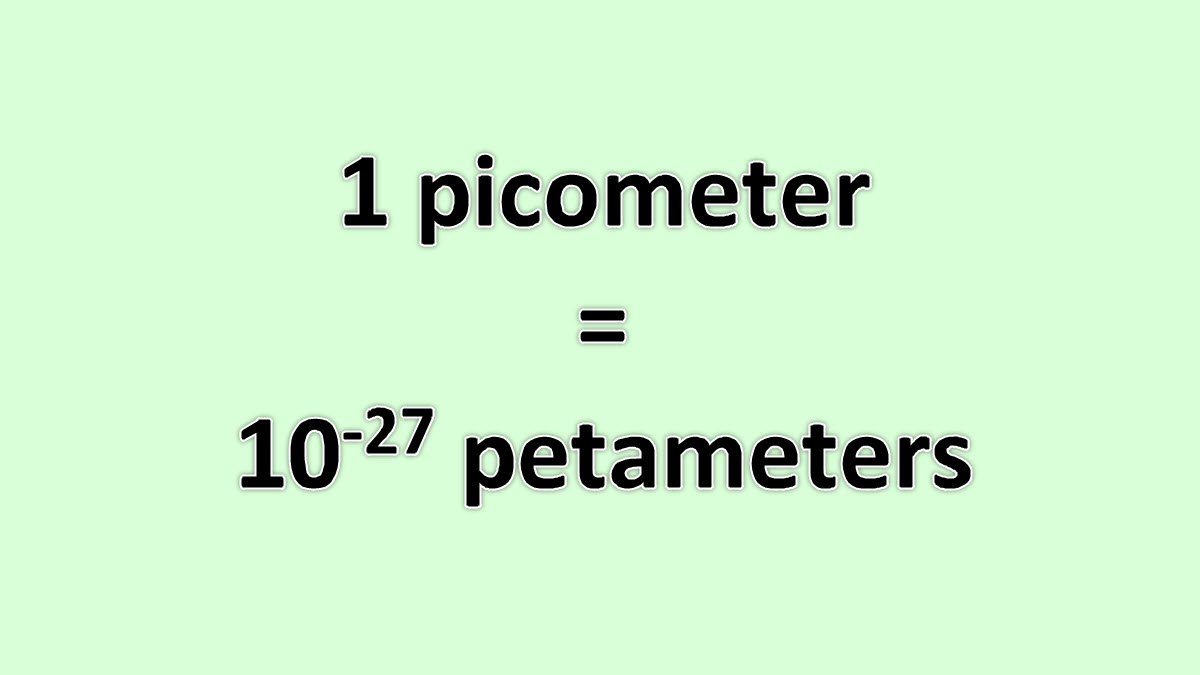 Convert to Petameter ExcelNotes