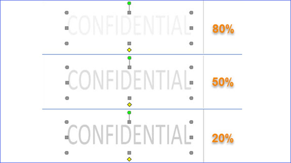 How to Change the Watermark Transparency in Word ExcelNotes