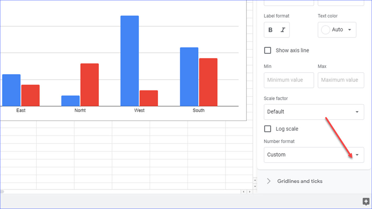 How to Format Axis Labels as Millions in Google Sheets ExcelNotes
