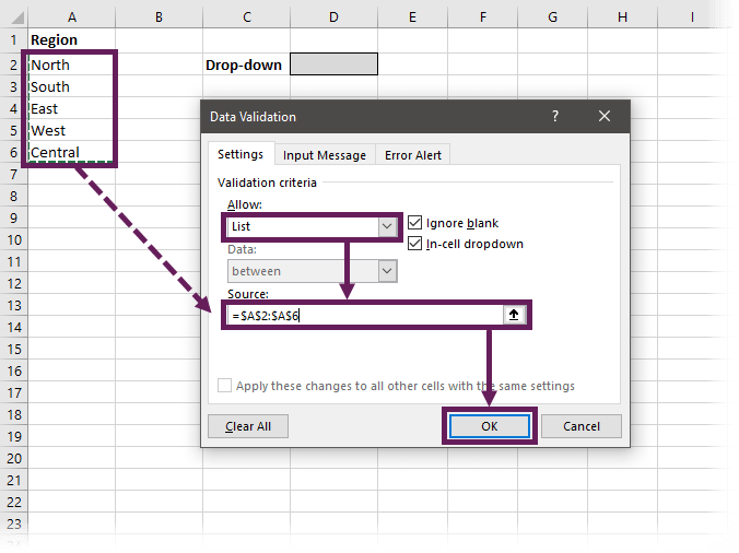 How to add a dropdown list in Excel LaptrinhX / News