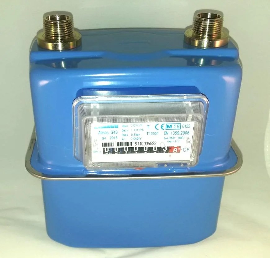 Gas Meter G4 436,000 BTU LP, Natural Gas 264,000 BTU landlord submeter