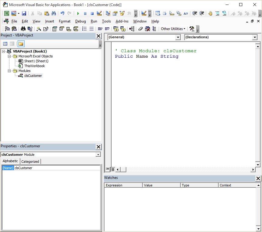 Всё про VBA class module читать в подробной статье по Excel