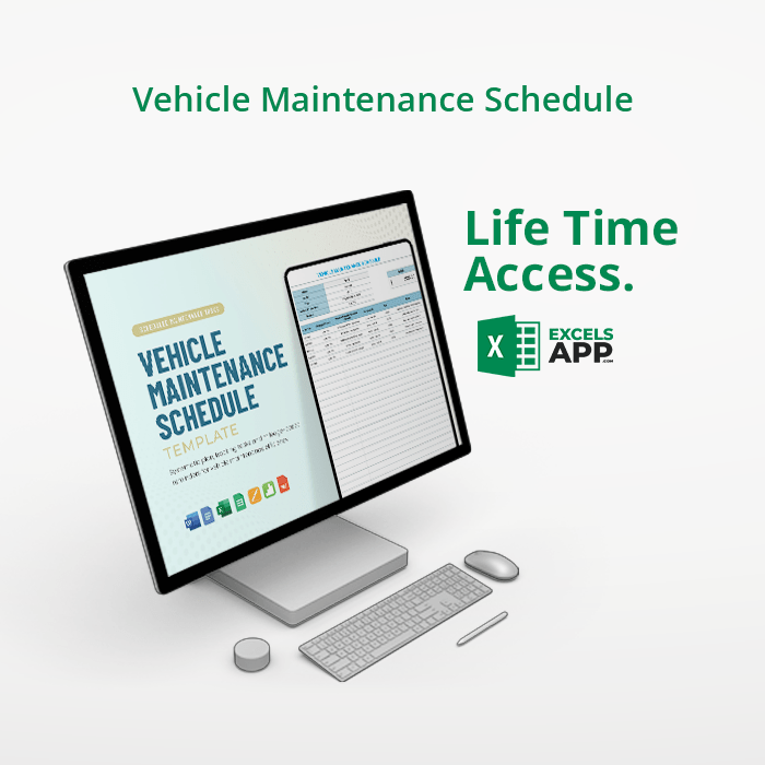 Vehicle Maintenance Schedule Excels App
