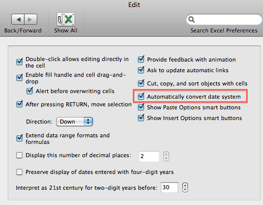 How To Excel 2011 Preferences Update July 2020 Microsoft Excel Tips