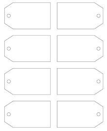 60+ Free Printable Luggage Tag Templates (Word | PDF) » ExcelSHE