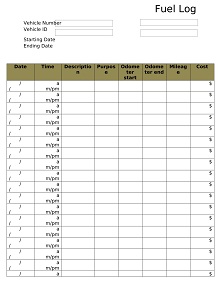 32+ Free Printable Fuel Log Sheet Templates (PDF, MS Excel) » ExcelSHE