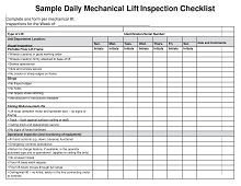 20+ Free Lifting Equipment Audit Checklist Templates (PDF, DOC) » ExcelSHE