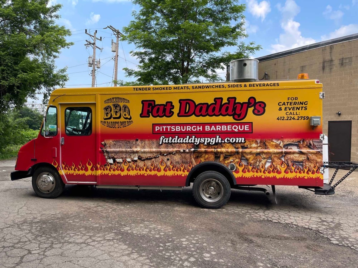 Food Truck Wrap in Pittsburgh Food Truck Wrap Near Me Excel Signsworks
