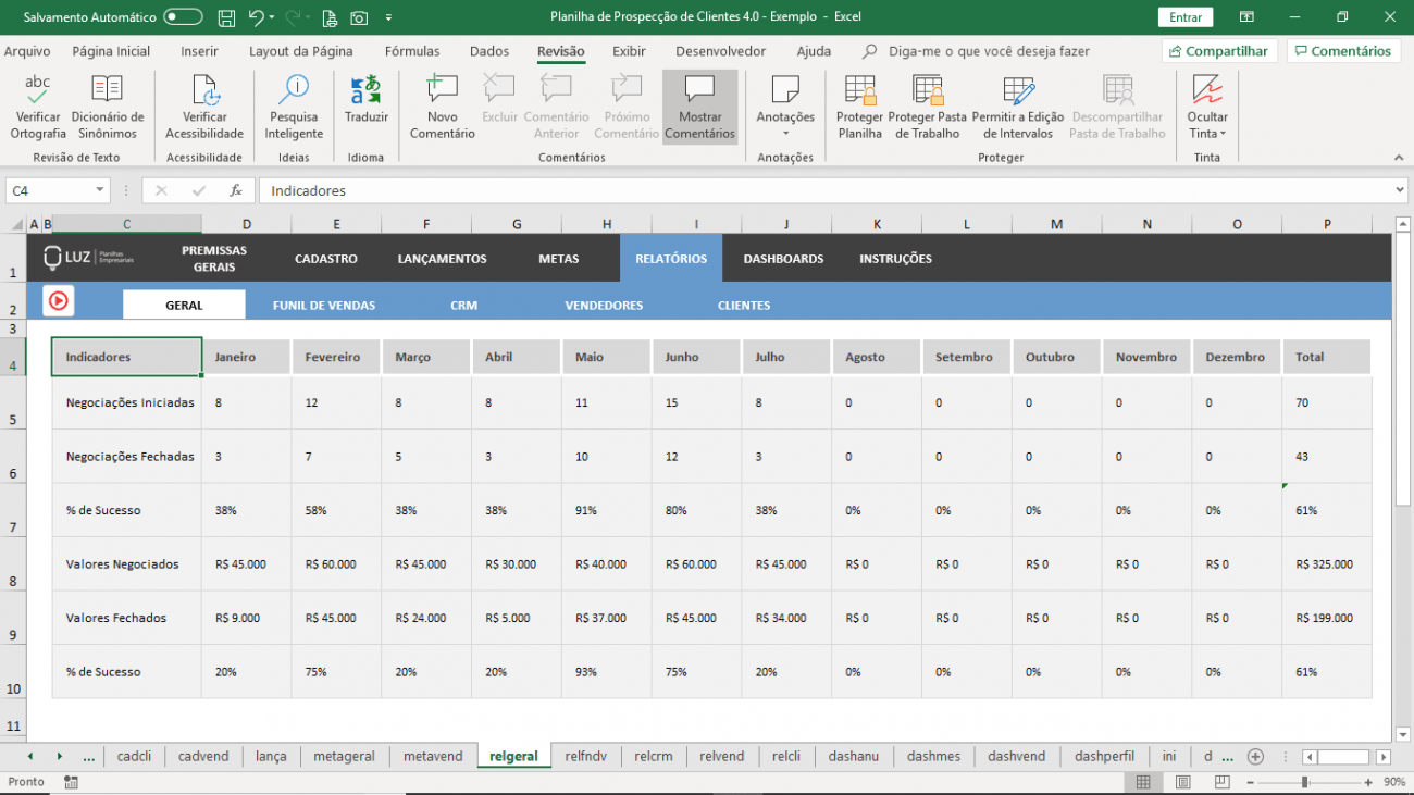 Planilha de Prospecção de Clientes em Excel Captação e Estratégia